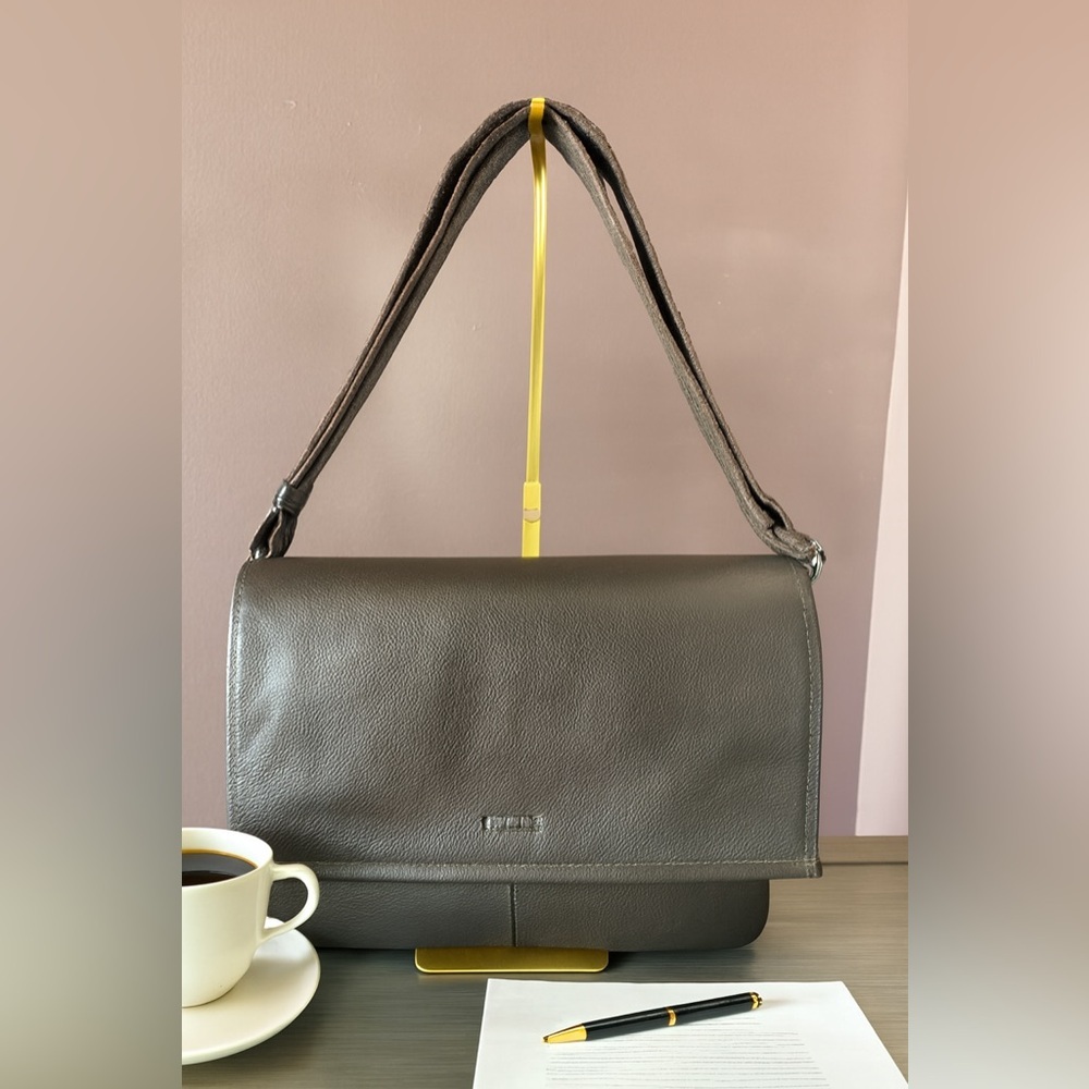 PICARD Men’s Milano Business Bag Café NWOT - Picture 2 of 16